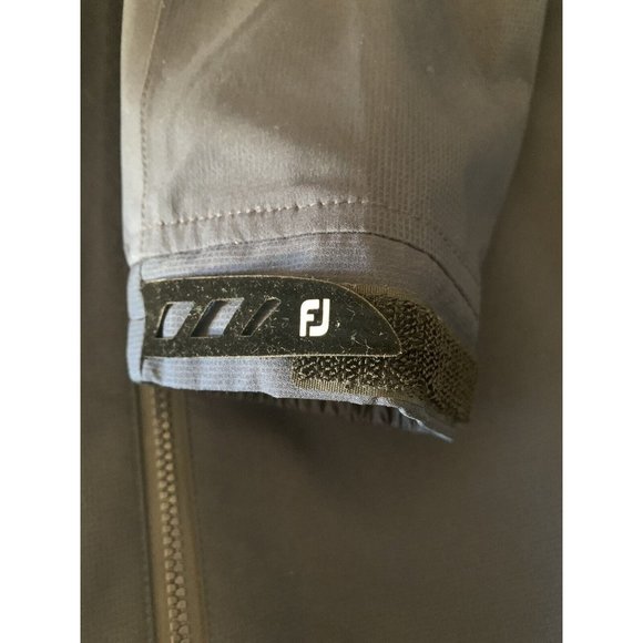 Veste coupe-vent Dryjoys By Footjoy 1/2 Snap homme M bleu logo Pine